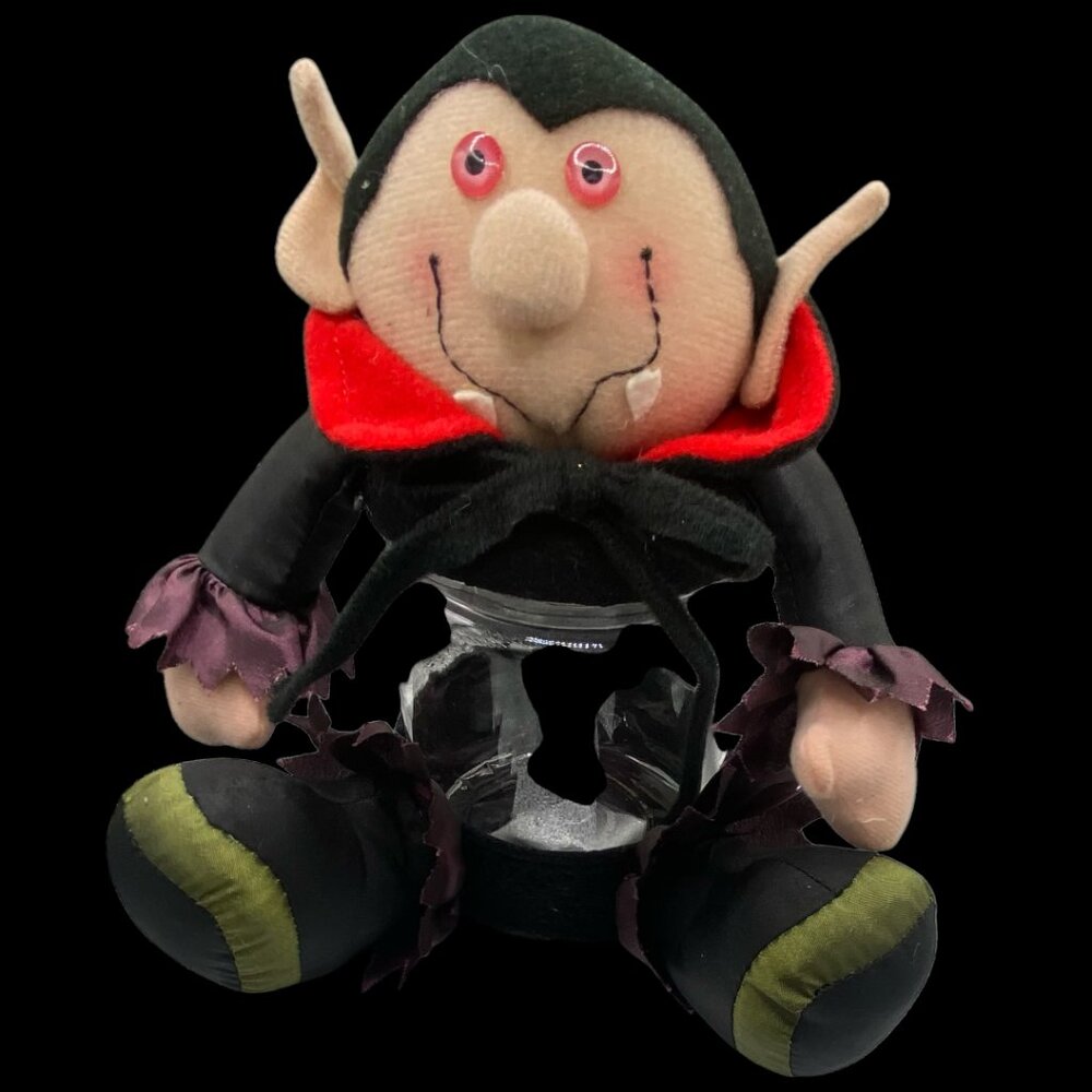 Witch Way to the Candy?” & Count Snackula” Dracula Halloween Candy Jars - Picture 2 of 6